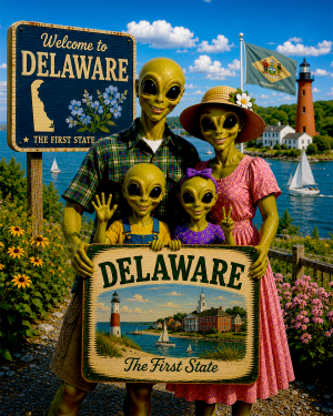 Delaware - Alien Family - Worth the Trip