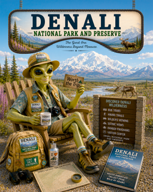 Demali National Park Souvenir Art Print