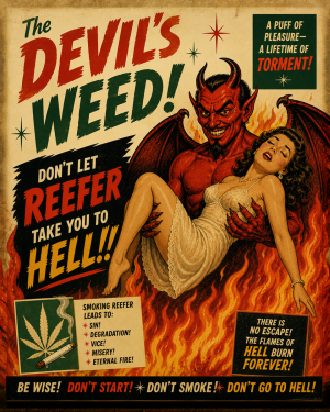 Devils Weed - Marijuana Poster