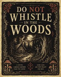 Do Not Whitsle in the Woods - Folk Horror - Appalachian Gothic Art Print
