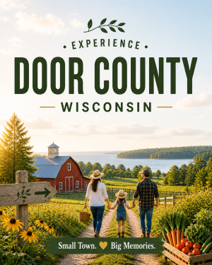 Door County Wisconsin - Agri-Tourism Art Print