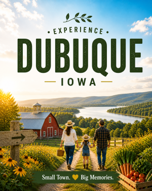 Dubuque Iowa - Agri-Tourism Art Print