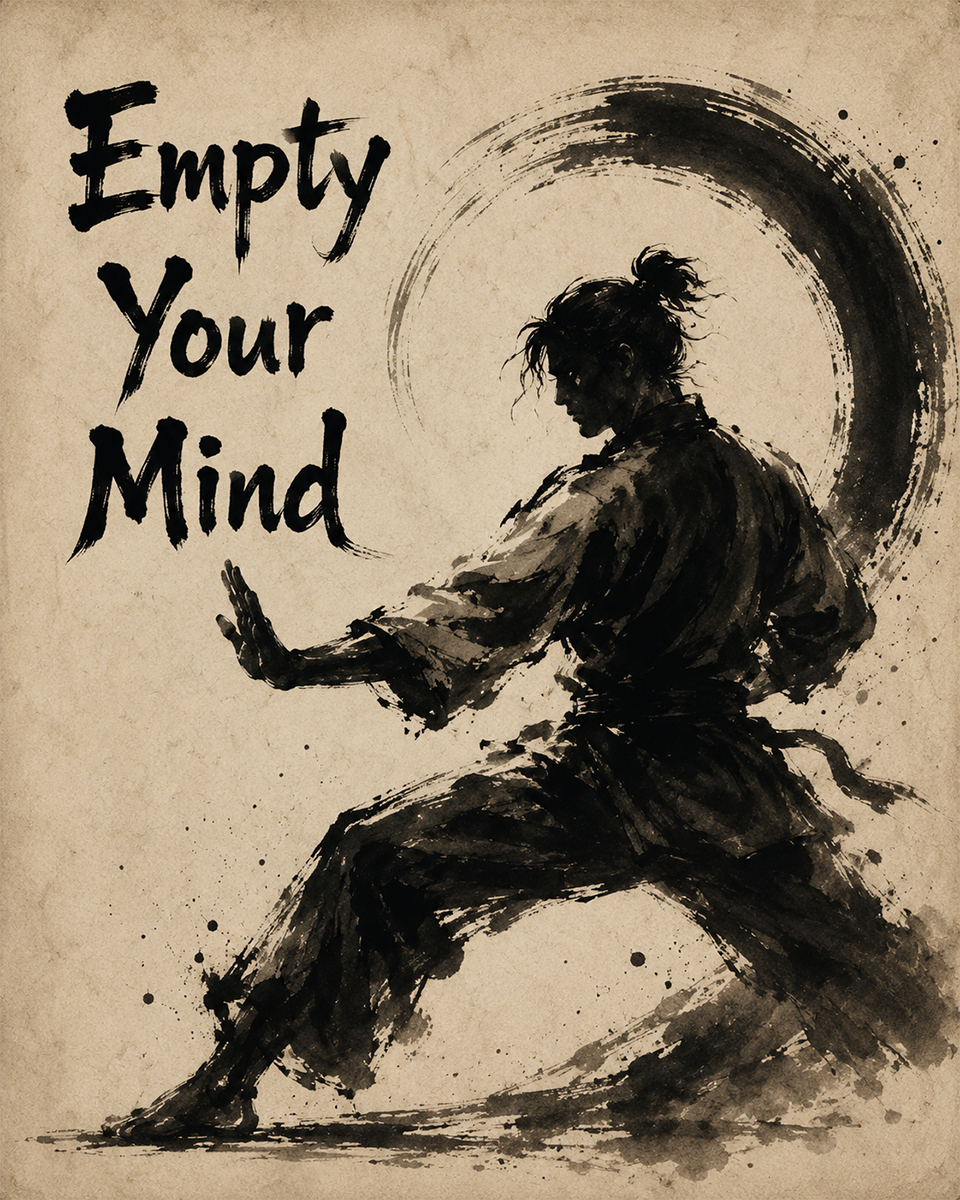Empty Your Mind - Martial Arts Artwork