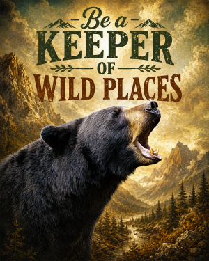 Environmental Wall Art - Be a Keeper of Wild PLaces
