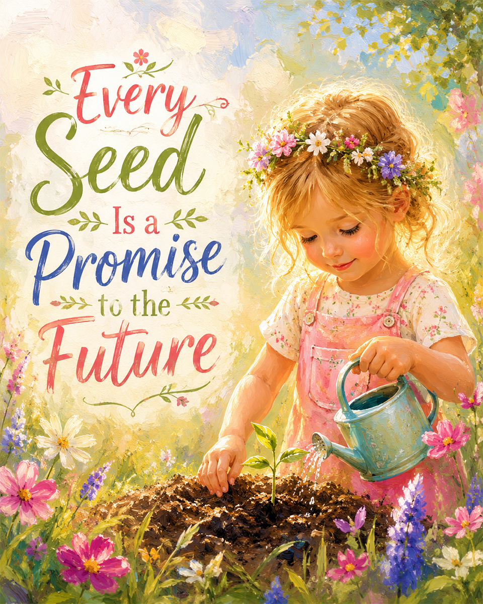 Environmental Wall Art - Every Seed is a Promise to the Future