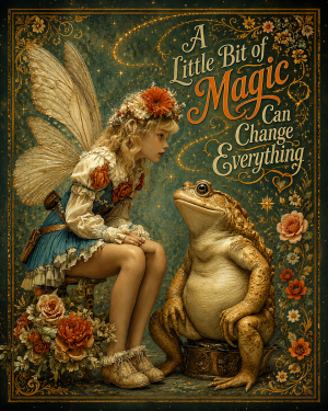 Every Garden Needs a Little Chaos and a Few Fairies 3 - Fairy Wall Art