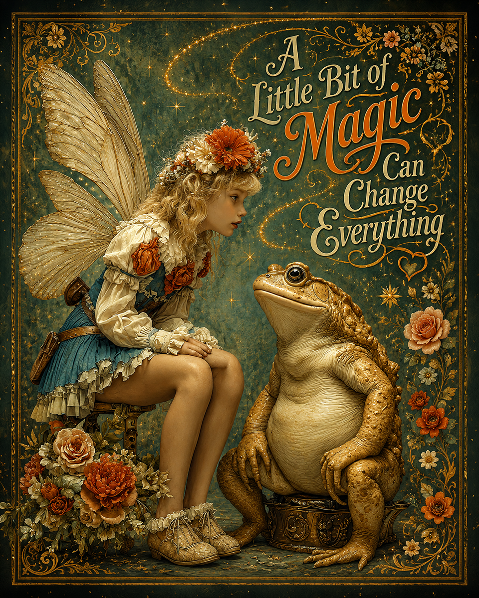 Every Garden Needs a Little Chaos and a Few Fairies 3 - Fairy Wall Art