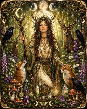 Forest Queen - Wiccan and Pagan Artwork