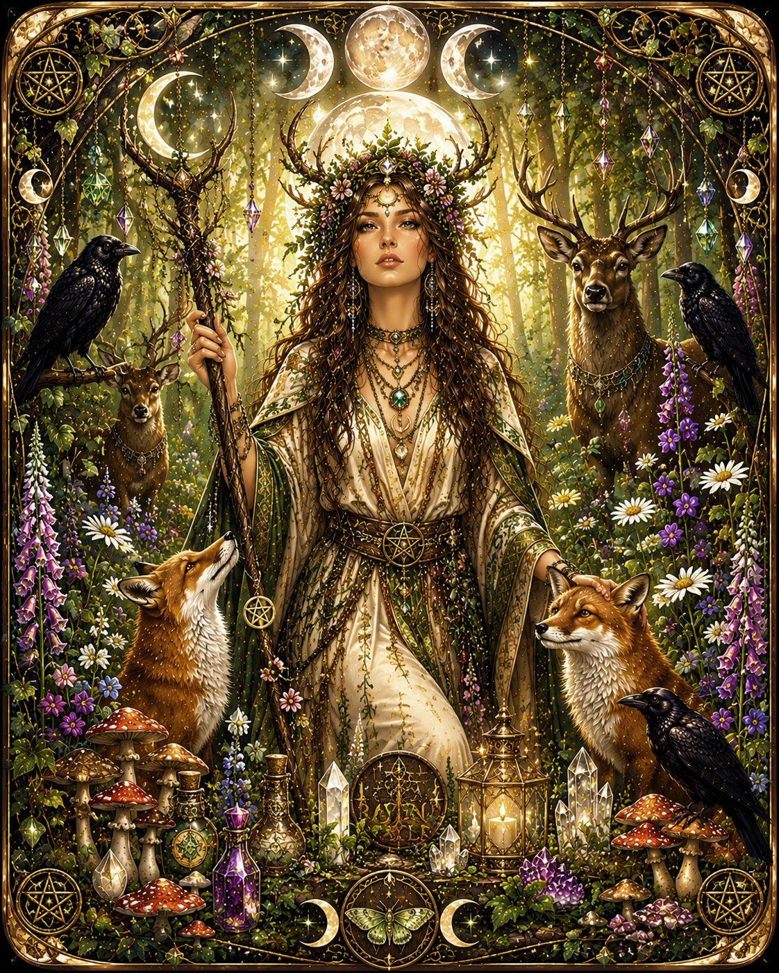 Forest Queen - Wiccan and Pagan Artwork