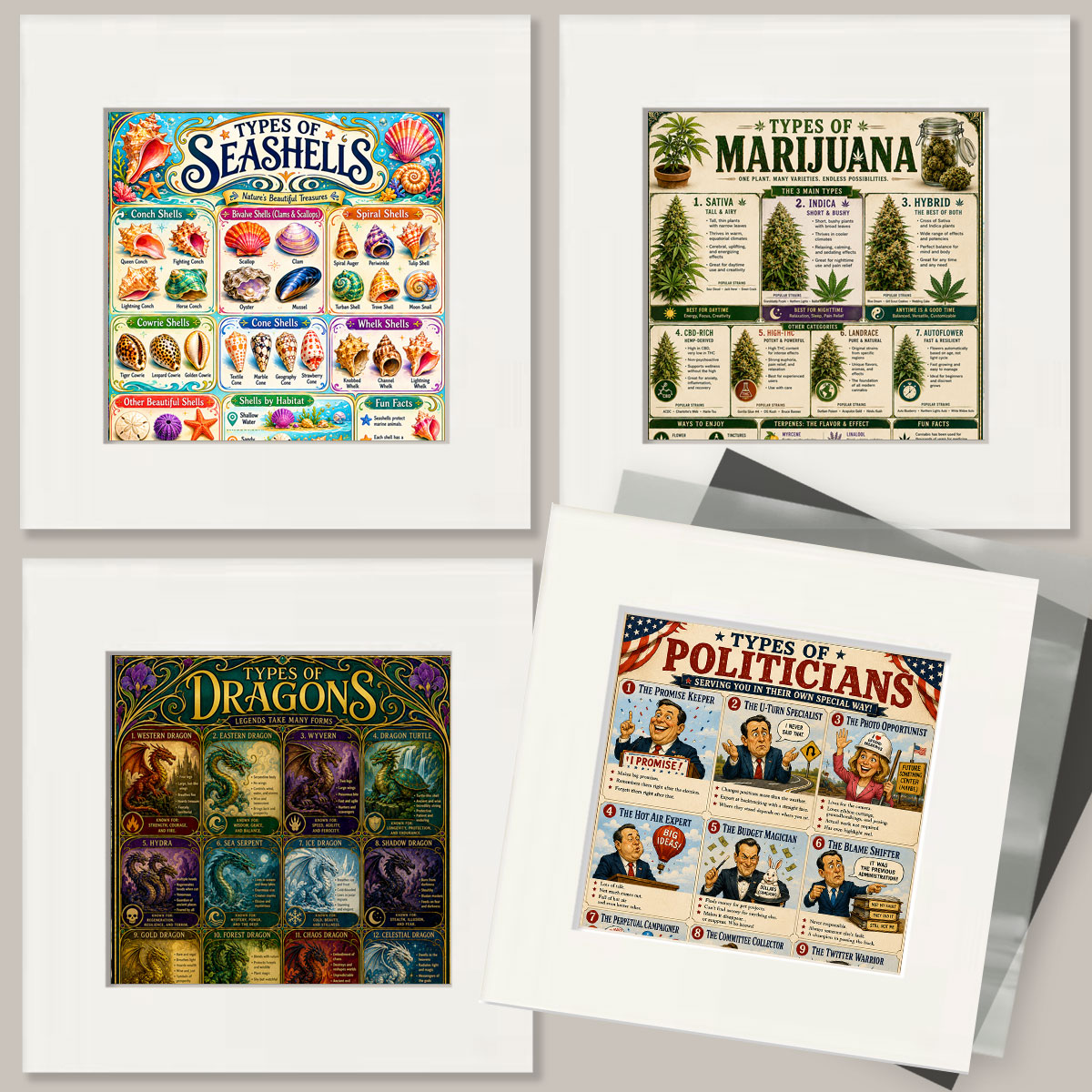 Chart - Types of Cigars - Gift Shop Artwork - Image 3