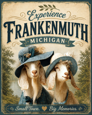 Frankenmuth Michigan - Goat Sisters Agri-Tourism Art Print