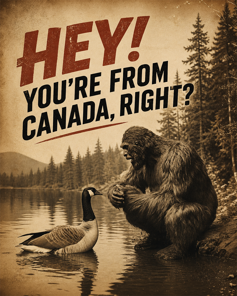 From Canada - Bigfoot Wall Art