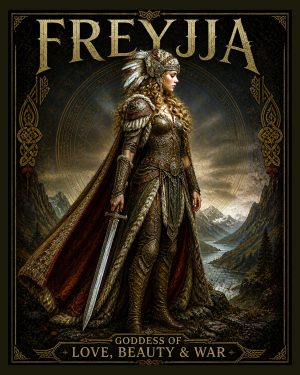 Full Body Armor - Freyja the Norse Goddess Art Print
