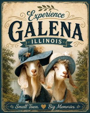 Galena Illinois - Goat Sisters Agri-Tourism Art Print