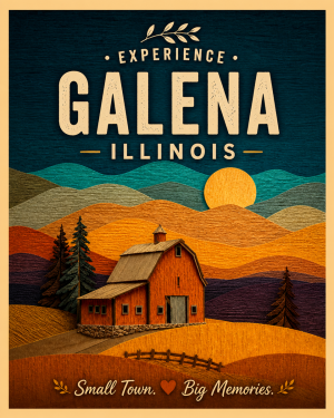 Galena Illinois - Red Barn Agri-Tourism Art Print