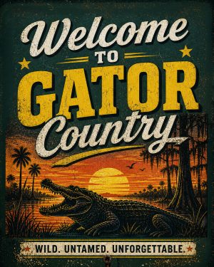 Gator Country - Everglades National Park Art Print