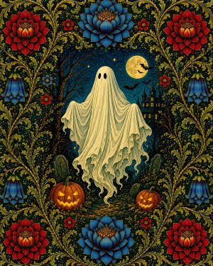 Ghost - Art Nouveau Fantasy Artwork