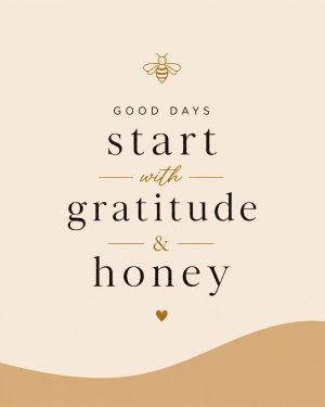 Good Days - Honeybee Art Print
