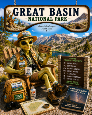 Great Basin National Park Souvenir Art Print