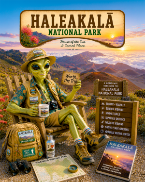 Haleakala National Park Souvenir Art Print