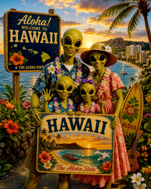 Hawaii - Alien Family - Worth the Trip