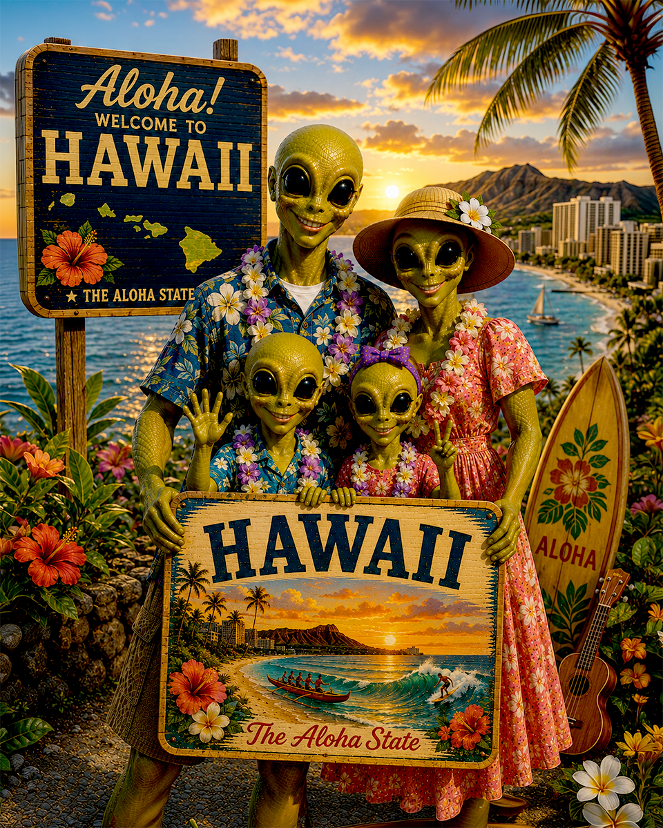 Hawaii - Alien Family - Worth the Trip