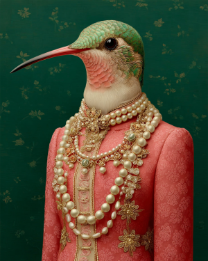 Her Majesty - Humingbird Art Print