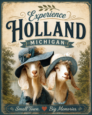 Holland Michigan - Goat Sisters Agri-Tourism Art Print