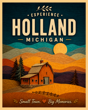 Holland Michigan - Red Barn Agri-Tourism Art Print