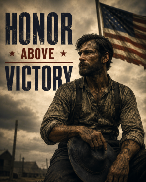 Honor Above Victory - Americana - Martial Arts Artwork