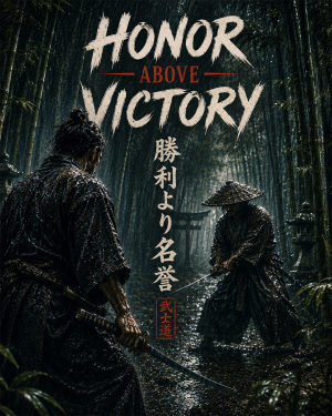 Honor Above Victory - Martial Arts Artwork