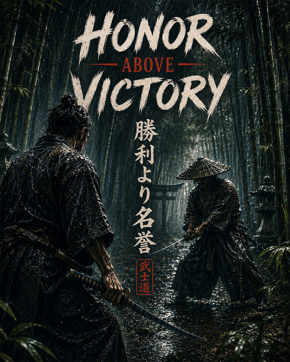 Honor Above Victory - Martial Arts Artwork