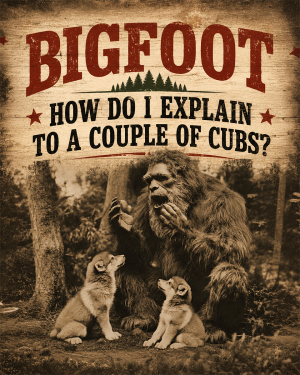 How Do I Explain - Bigfoot Wall Art