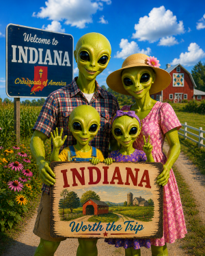 Indiana - Alien Family - Worth the Trip