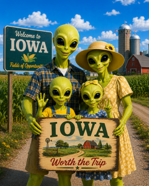 Iowa - Alien Family - Worth the Trip