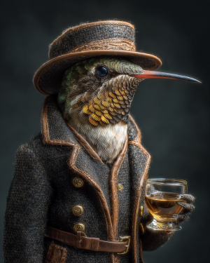 Jackson from Wyoming - Humingbird Art Print