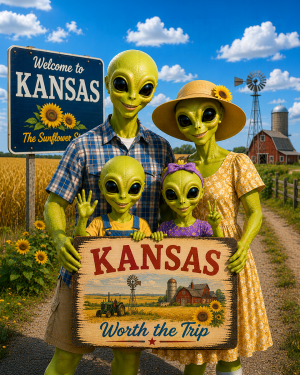 Kansas - Alien Family - Worth the Trip