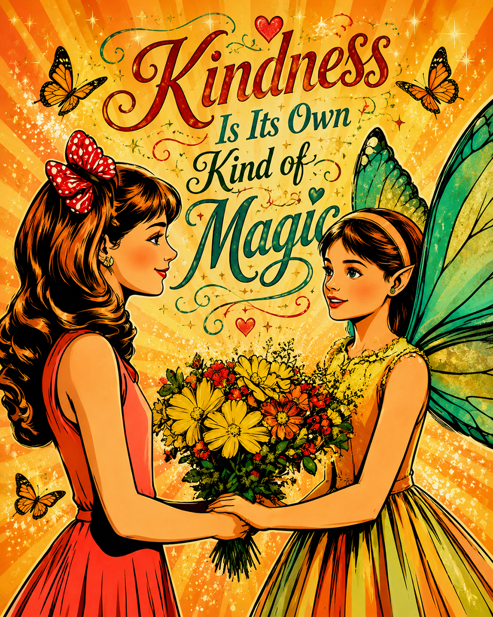 Kindness Is Its Own Kind of Magic 2 - Fairy Wall Art