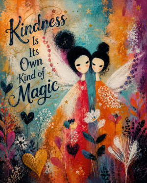 Kindness Is Its Own Kind of Magic 3 - Fairy Wall Art
