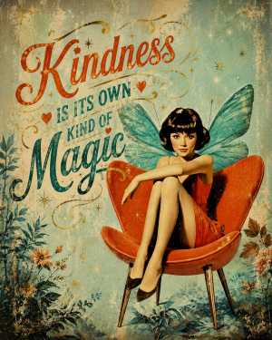Kindness Is Its Own Kind of Magic 4 - Fairy Wall Art