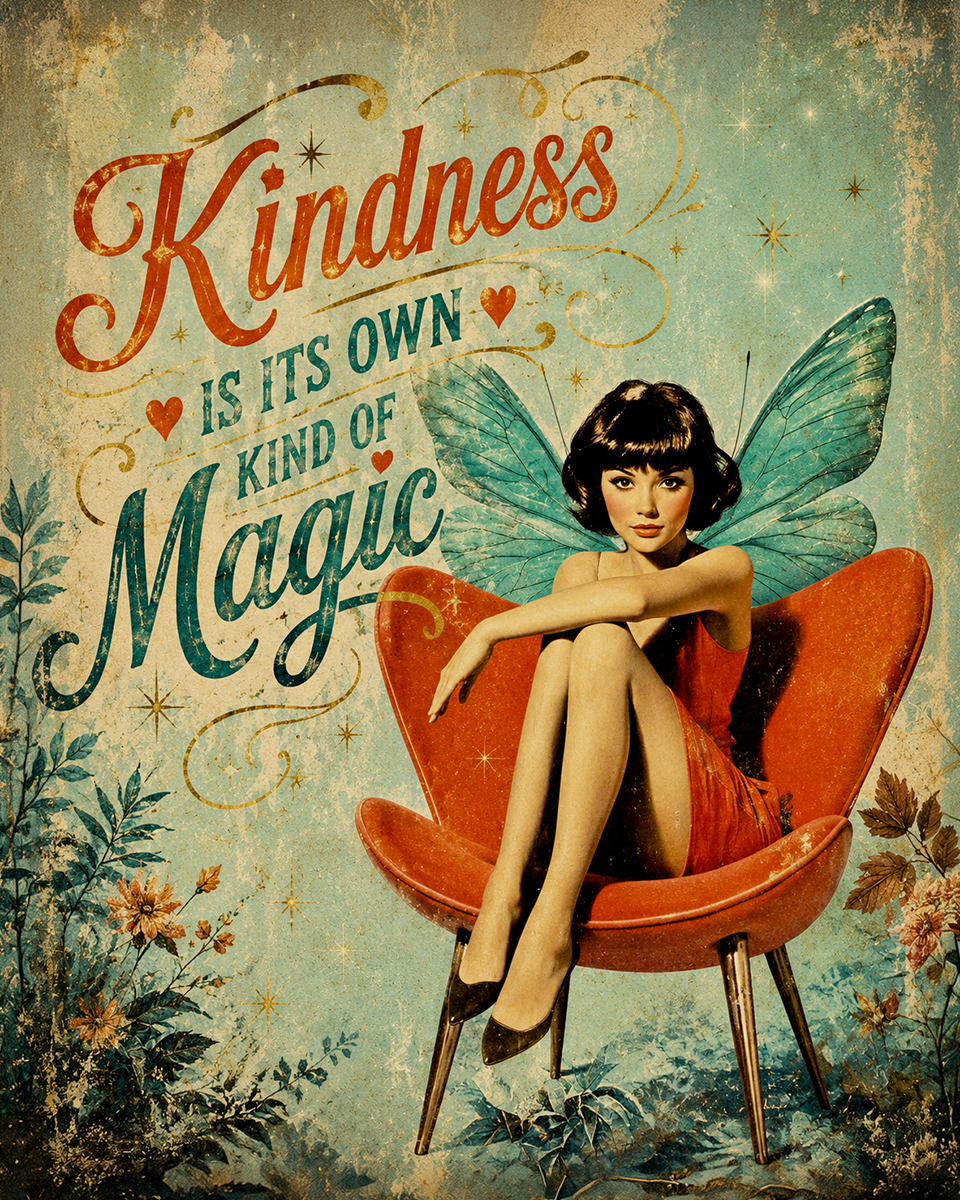Kindness Is Its Own Kind of Magic 4 - Fairy Wall Art