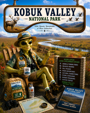 Kobuk Valley National Park Souvenir Art Print