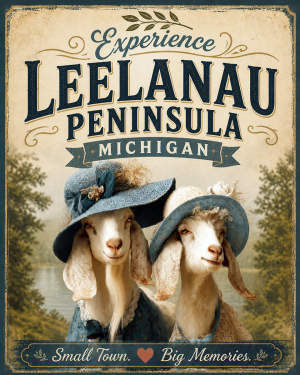 Leelanau Peninsula Michigan - Goat Sisters Agri-Tourism Art Print
