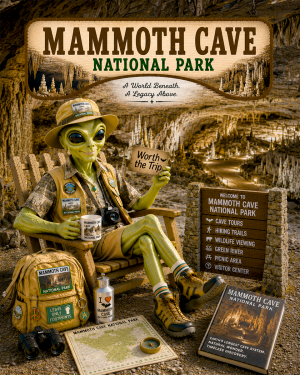 Mammoth Cave National Park Souvenir Art Print