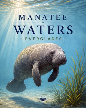 Manatee Waters - Everglades National Park Art Print