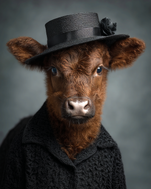 Matilda from Montreal - Cow Art Print