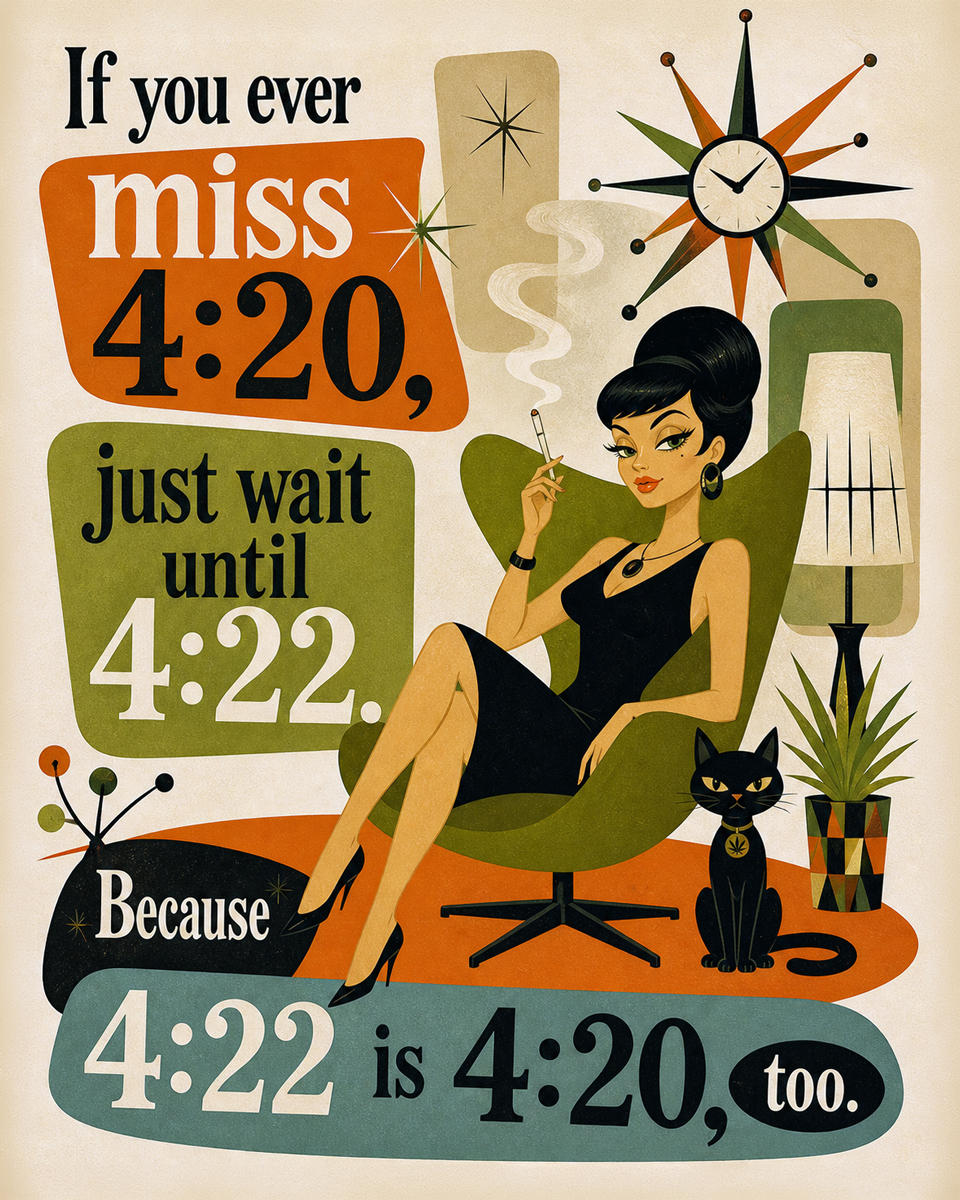 Miss 420 - Marijuana Poster