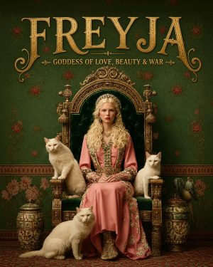 Mistress of Fólkvangr - Freyja the Norse Goddess Art Print