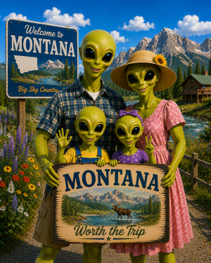 Montana - Alien Family - Worth the Trip