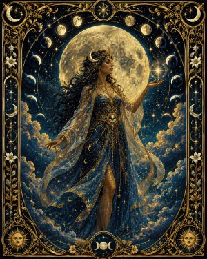 Moon Goddess - Metaphysical Art Prints & Spiritual Wall Decor